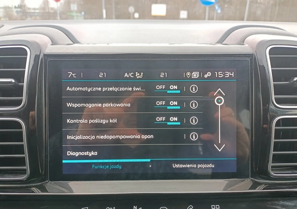 Citroen C5 Aircross cena 99900 przebieg: 38977, rok produkcji 2019 z Kruszwica małe 436